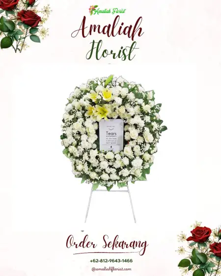 Krans Bunga Duka Haurkuning